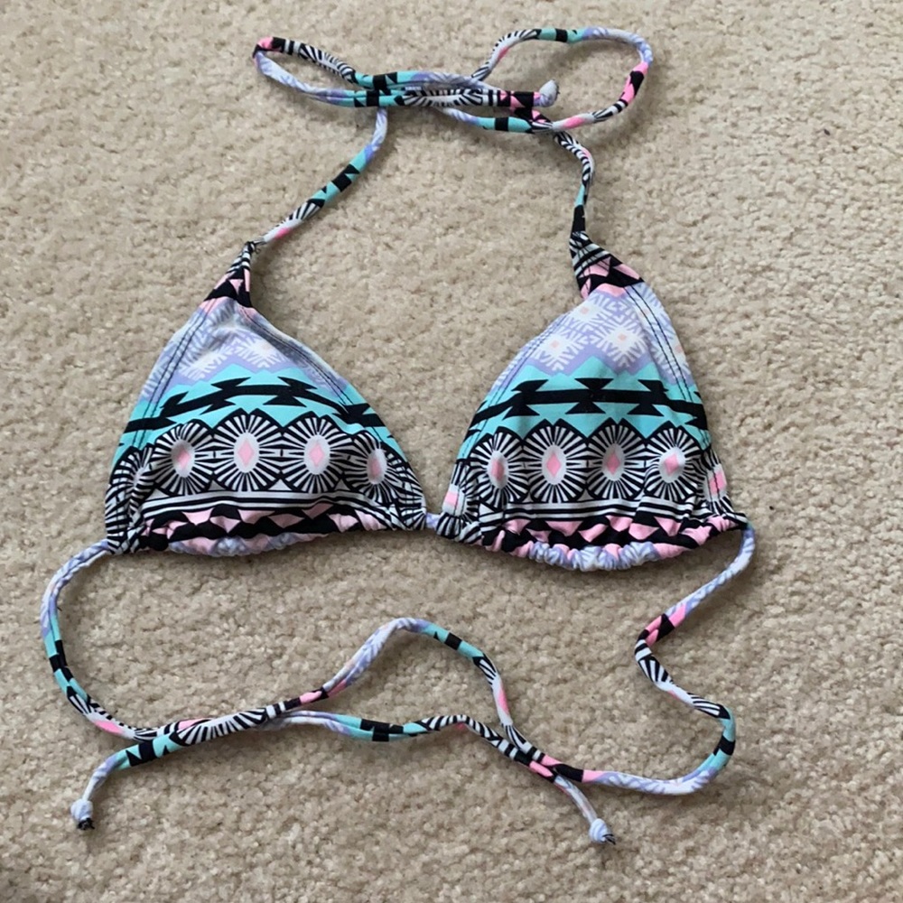 Tribal Print Bikini Top